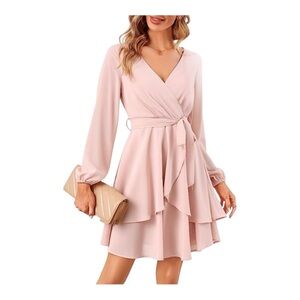 Kojooin Women’s Size XL Pink Dress